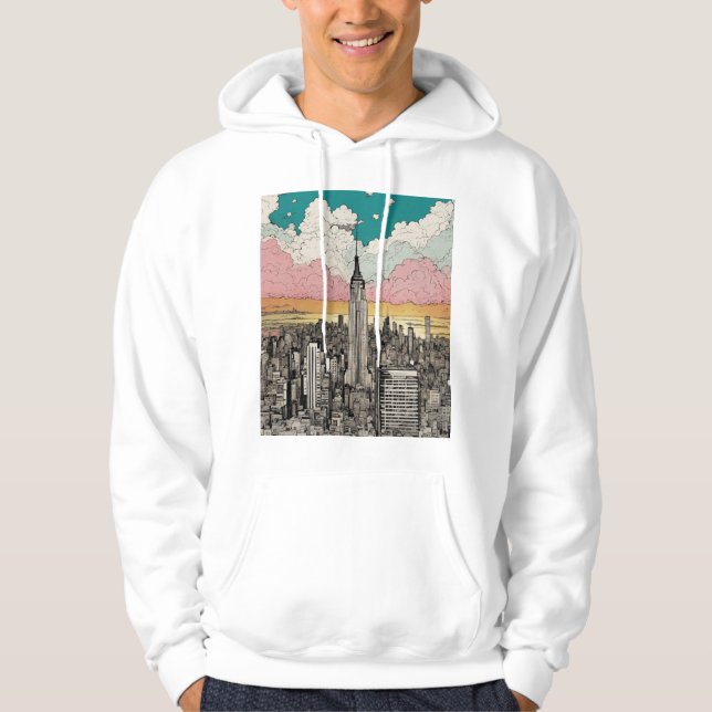 T-Shirt "Chill Vibes Only" "Casual Comfort" "Urban Hoodie (Front)