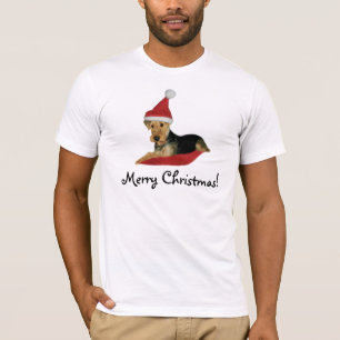 T-shirt Christmas "Airedale Terrier"