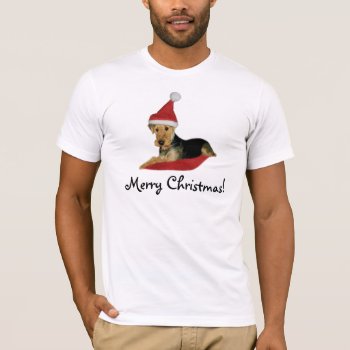 T-shirt Christmas "airedale Terrier" by mein_irish_terrier at Zazzle