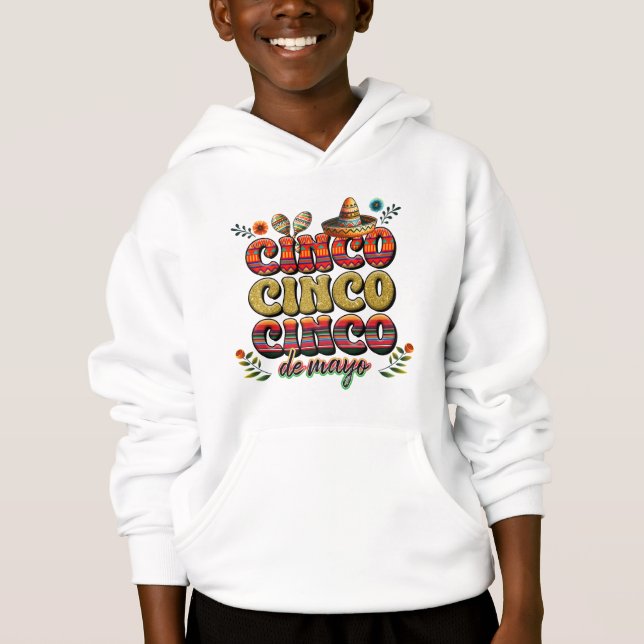 T-Shirt-Cinco De Mayo Hoodie (Front)