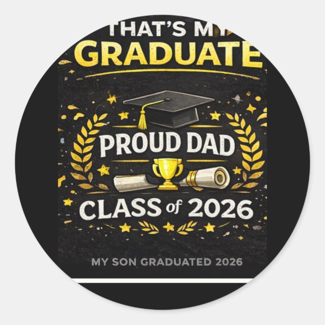 T-Shirt Classic Round Sticker (Front)