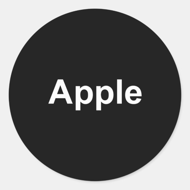 T Shirt  Classic Round Sticker (Front)