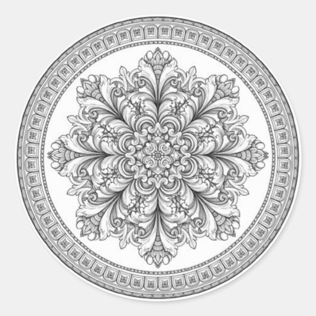 T-Shirt Classic Round Sticker (Front)