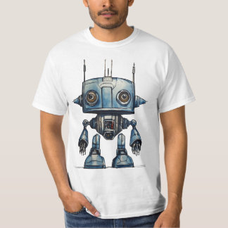 T-Shirt Cosmic Whimsy: sci fi robot design