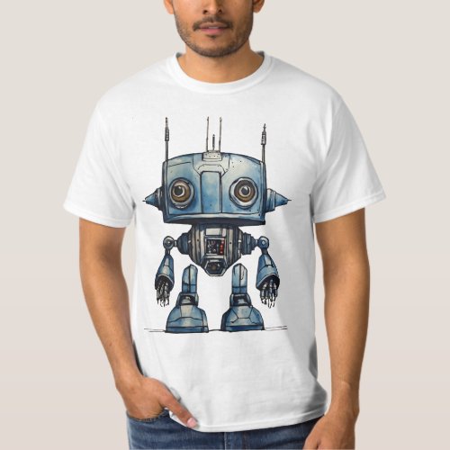 T_Shirt  Cosmic Whimsy sci fi robot design