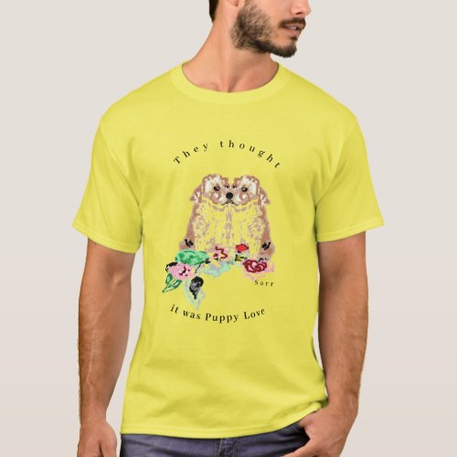 T_Shirt Couples Puppy Love