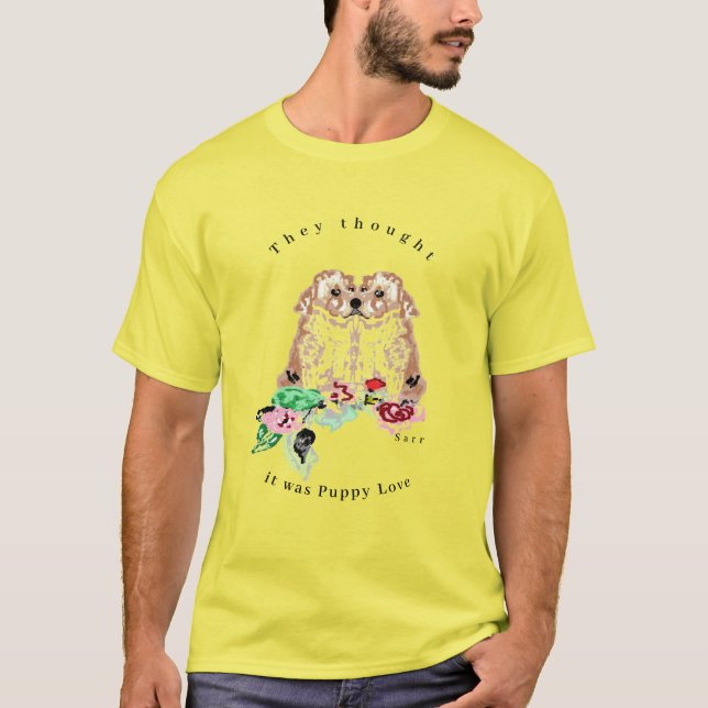 T-Shirt Couples Puppy Love (Front)