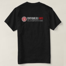 T-shirt CritiqueJeu (Noir)