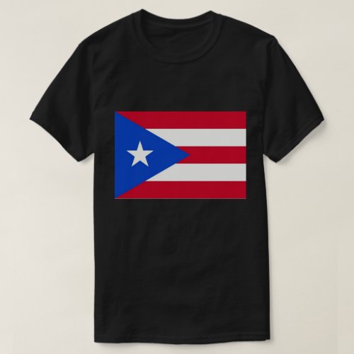 T_shirt Cuba Cuban Flag Red White Blue 