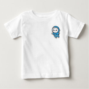 T-Shirt Cute Astronaut Cat Kawaii For Baby