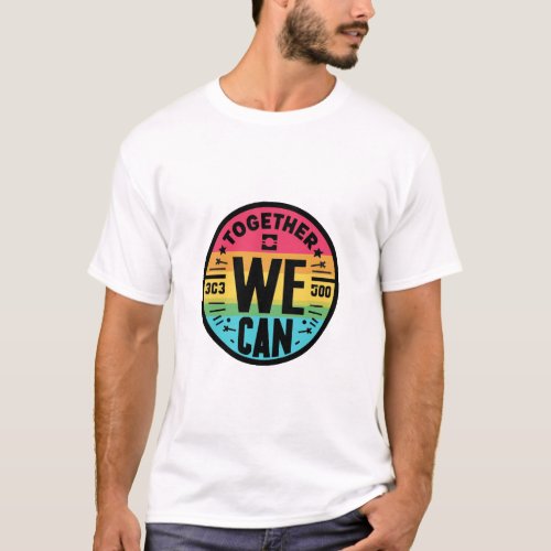 T_shirt CYMK  Together We Can 