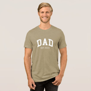 T-Shirt - DAD Est. 2024 Tri-Blend Shirt
