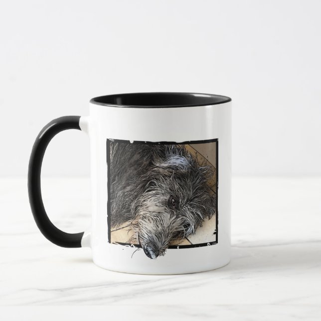 T-shirt Deerhound cartoon Mug (Left)