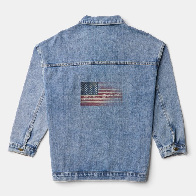 T-Shirt Denim Jacket (Back)