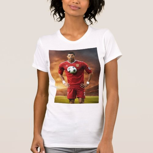 T_shirt design Cristiano Ronaldo women