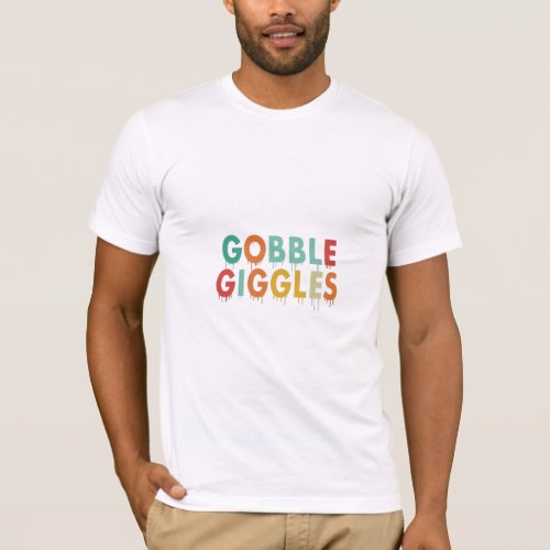 t_shirt design for the image of Gobble Giggles