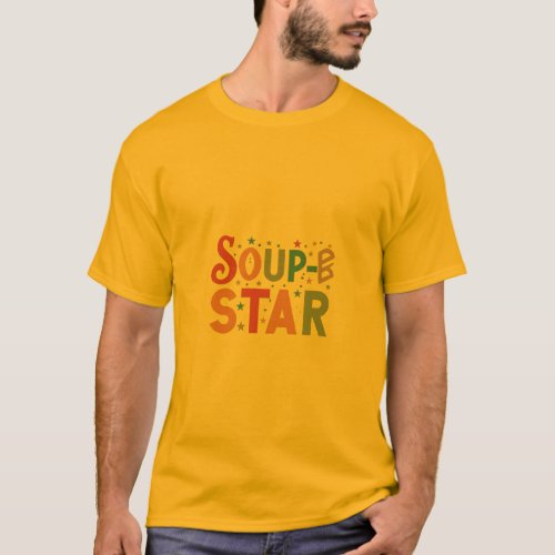 t_shirt design for the image of Soup_er Star