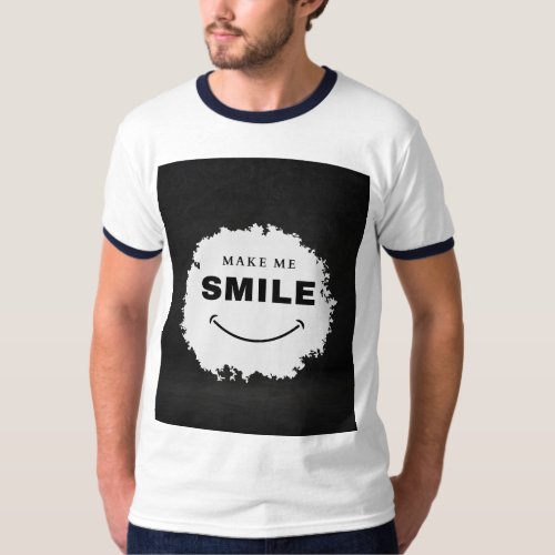 t shirt design just smile