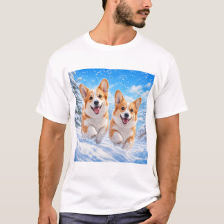 T-shirt design of dogs
