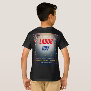 T-shirt design of labor day