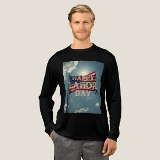 T-shirt design of labor day Tri-Blend shirt