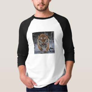 T-shirt design of tiger @ cat art