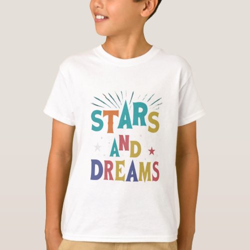 t_shirt design Stars and Dreams
