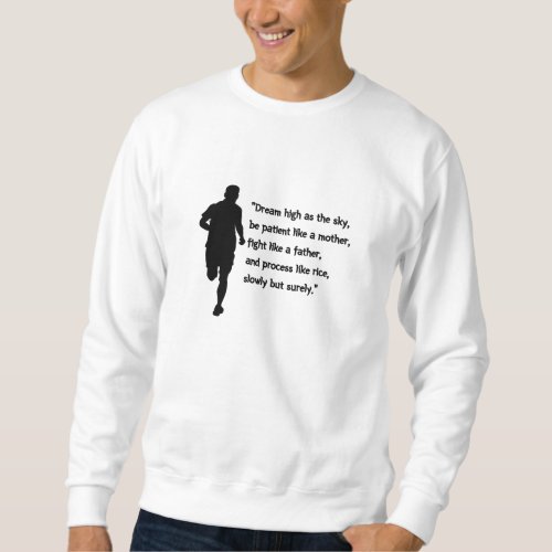 T_shirt design with words motivational sweatshirt