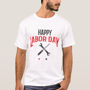 T-Shirt Design with Wrench and Screwdriver