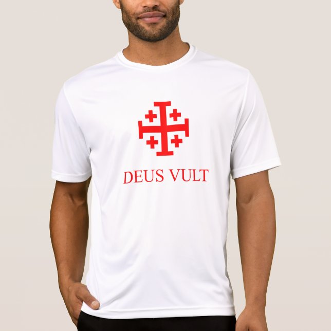T-shirt Deus vult - order of the Holy Sepulcher (Front)