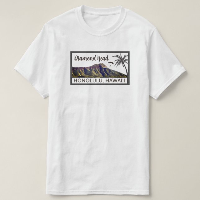 T-shirt - Diamond Head - Hawai'i (Design Front)
