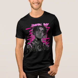 T-Shirt Digital boy Tri-Blend Shirt