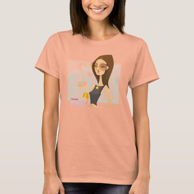 T Shirt- DivaCafe T-Shirt (Front)