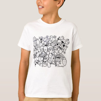 T-shirt doodle art for kids