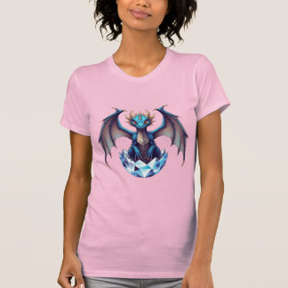 T-Shirt Dragon hatchling emerging from crystal egg