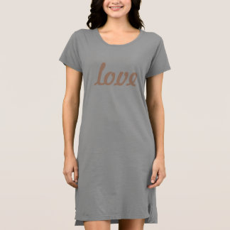 T-Shirt Dress - love