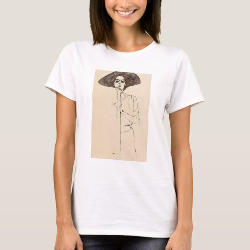 T_SHIRT EGON SCHIELE  PORTRAIT OF A WOMAN  1910 T_Shirt
