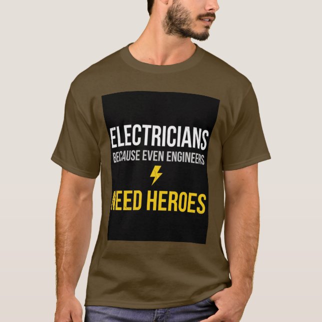 T-Shirt electricians  (Front)
