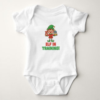 T-Shirt Elf in Training Baby Bodysuit