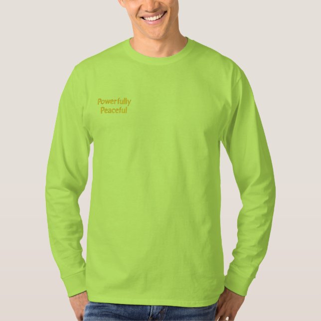 T SHIRT EMBROIDERED MEN'S STYLE DESIGN (Front)