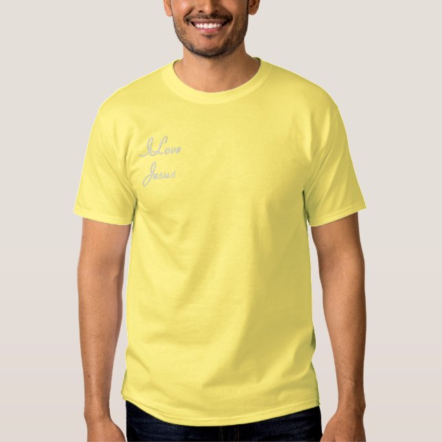 T SHIRT EMBROIDERED MEN'S STYLE DESIGN (Front)