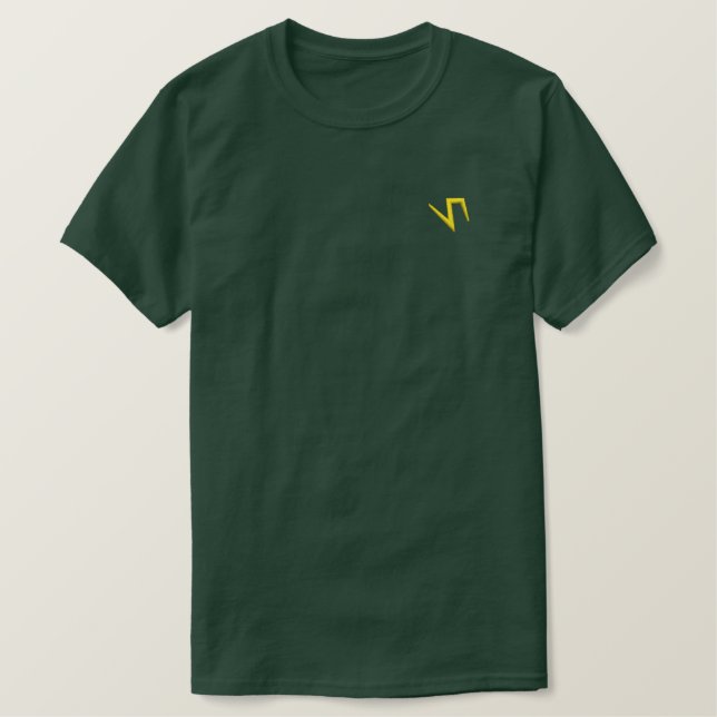 T SHIRT EMBROIDERED MEN'S STYLE DESIGN (Design Front)
