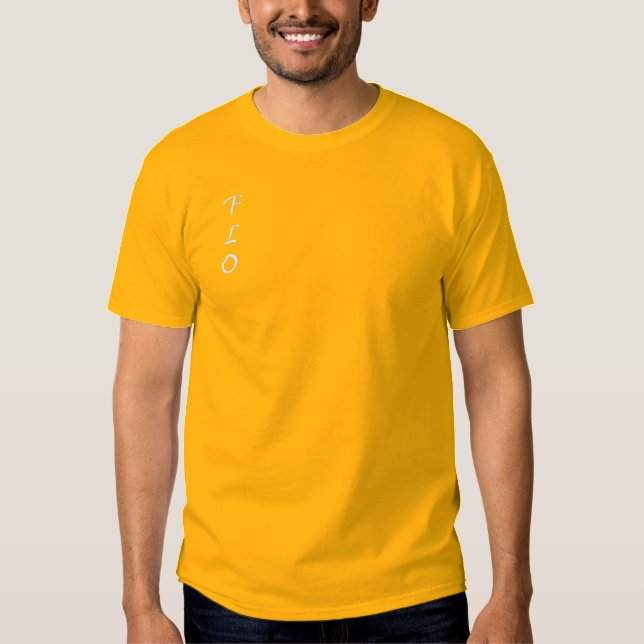 T SHIRT EMBROIDERED MEN'S STYLE DESIGN (Front)