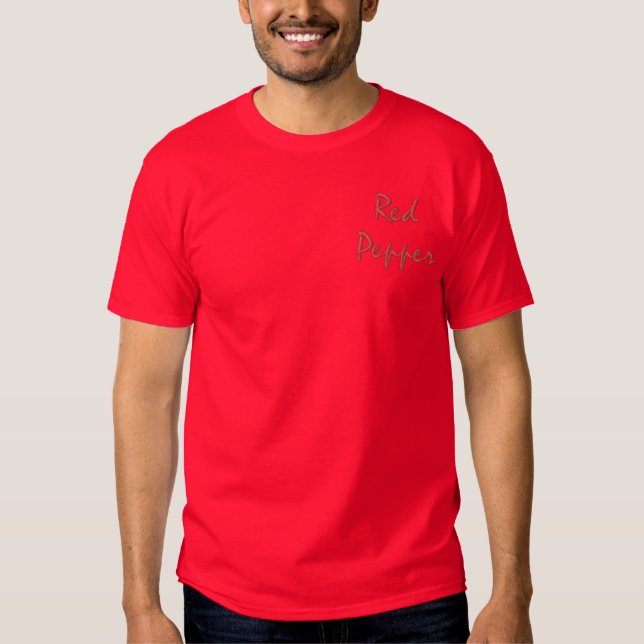 T SHIRT EMBROIDERED MEN'S STYLE DESIGN (Front)
