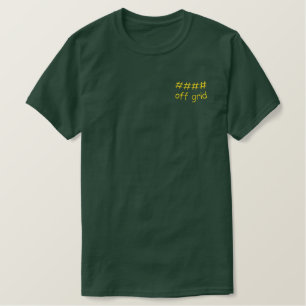 T SHIRT EMBROIDERED MEN'S STYLE DESIGN