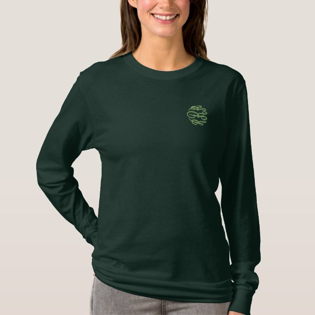 T SHIRT EMBROIDERED WOMEN'S STYLE AND DESIGN (Front)