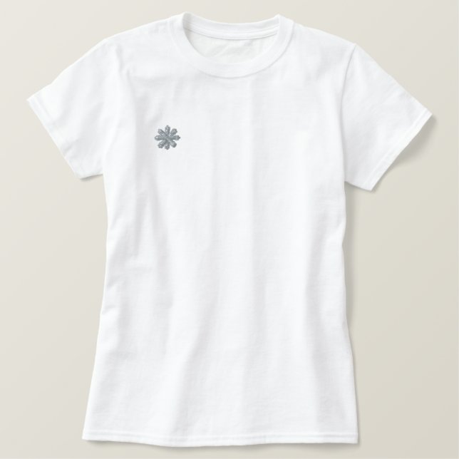 T SHIRT EMBROIDERED WOMEN'S STYLE AND DESIGN (Design Front)