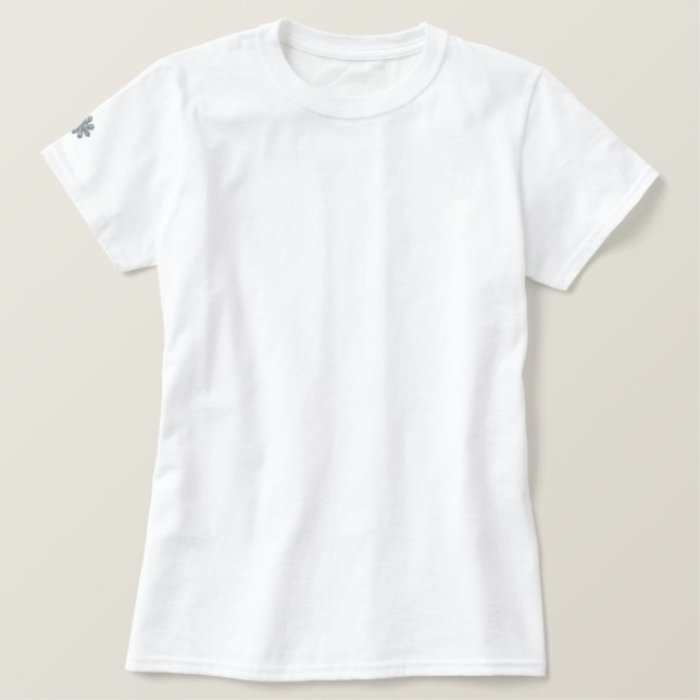 T SHIRT EMBROIDERED WOMEN'S STYLE AND DESIGN (Design Front)