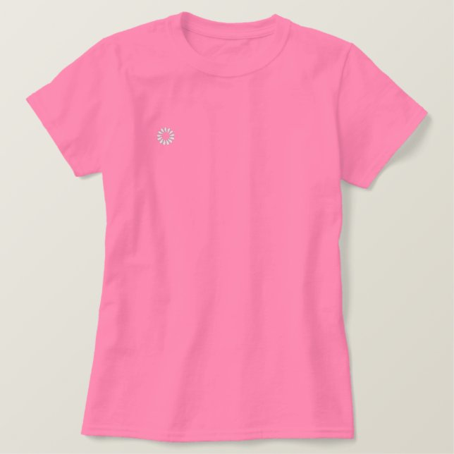 T-shirt Embroidered Women's style and design (Design Front)