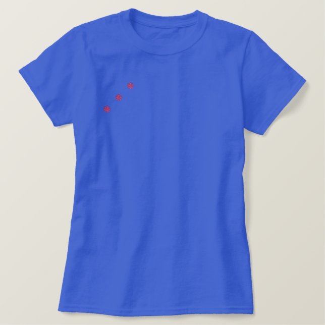 T SHIRT EMBROIDERED WOMEN'S STYLE AND DESIGN (Design Front)